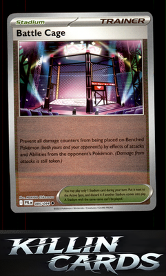 Reverse Holofoil Battle Cage - 085/094 085/094 Pokemon Uncommon ME02: Phantasmal