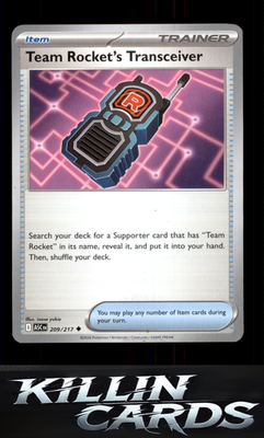 Team Rocket's Transceiver - 209/217 209/217 Pokemon Uncommon ME: Ascended Heroes