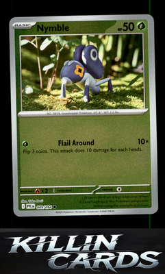 Reverse Holofoil Nymble - 009/094 009/094 Pokemon Common ME02: Phantasmal Flames