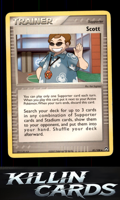 Scott 81/108 Pokemon Uncommon Power Keepers Card LP