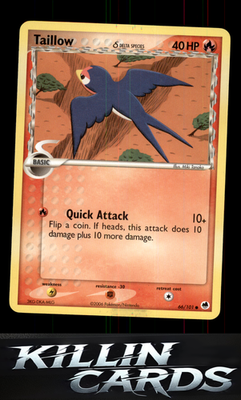 Taillow (Delta Species) 66/101 Pokemon Common Dragon Frontiers Card LP