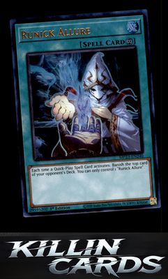 1st Edition Runick Allure MP23-EN240 YuGiOh Ultra Rare 25th Anniversary Tin: Due