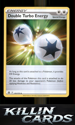 Double Turbo Energy 151/172 Pokemon Uncommon SWSH09: Brilliant Stars Card NM