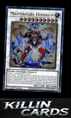 1st Edition Masterflare Hyperion GFP2-EN010 YuGiOh Ultra Rare Ghosts From the Pa