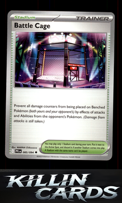 Battle Cage - 085/094 085/094 Pokemon Uncommon ME02: Phantasmal Flames Card NM