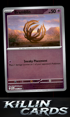 Reverse Holofoil Bramblin 046/094 Pokemon Common ME02: Phantasmal Flames Card NM