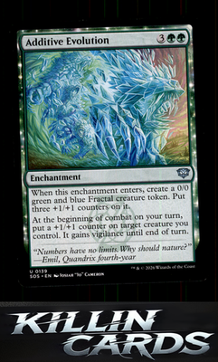 Additive Evolution 139 Magic U Secrets of Strixhaven Card NM