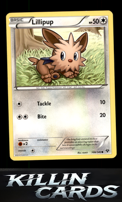 Lillipup 108/146 Pokemon Common XY Base Set Card NM