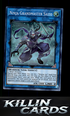 Ninja Grandmaster Saizo OP20-EN010 YuGiOh Super Rare OTS Tournament Pack 20 Card