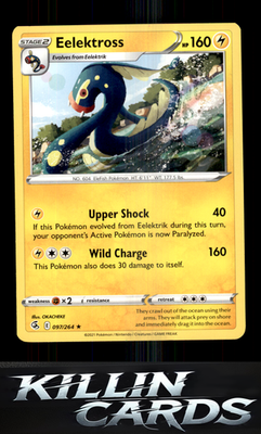 Eelektross 097/264 Pokemon Rare SWSH08: Fusion Strike Card NM