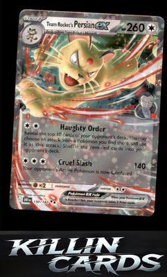 Team Rocket's Persian ex - 150/182 150/182 Pokemon Double Rare SV10: Destined Ri