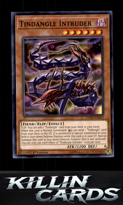 1st Edition Tindangle Intruder EXFO-EN013 YuGiOh Common Extreme Force Card NM