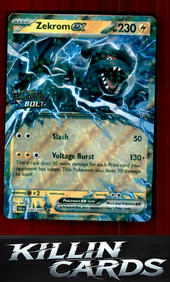 Zekrom ex (Black Bolt Stamped) 034/086 Pokemon Double Rare Miscellaneous Cards &