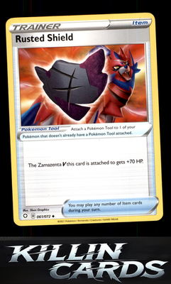 Rusted Shield 061/072 Pokemon Uncommon Shining Fates Card NM