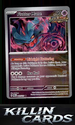 Reverse Holofoil Flutter Mane 043/131 Pokemon Rare SV: Prismatic Evolutions Card