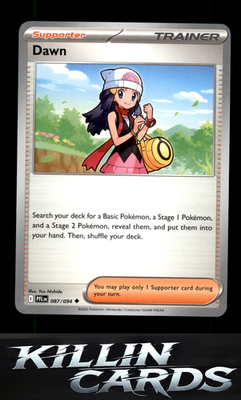 Dawn 087/094 Pokemon Uncommon ME02: Phantasmal Flames Card NM