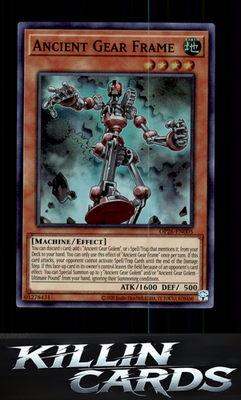 Ancient Gear Frame OP26-EN005 YuGiOh Super Rare OTS Tournament Pack 26 Card NM
