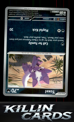 Reverse Holofoil Toxel 067/094 Pokemon Common ME02: Phantasmal Flames Card NM