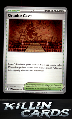 Granite Cave 166/182 Pokemon Uncommon SV10: Destined Rivals Card NM
