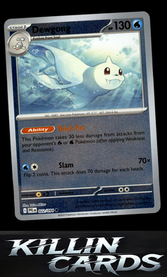 Reverse Holofoil Dewgong - 022/094 022/094 Pokemon Common ME02: Phantasmal Flame