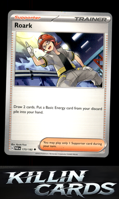 Roark 173/182 Pokemon Uncommon SV04: Paradox Rift Card NM