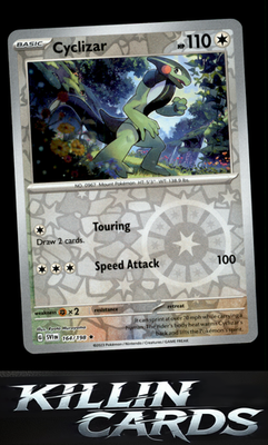 Reverse Holofoil Cyclizar - 164/198 164/198 Pokemon Rare SV01: Scarlet & Violet