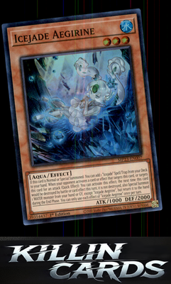 1st Edition Icejade Aegirine MP23-EN007 YuGiOh Super Rare 25th Anniversary Tin: