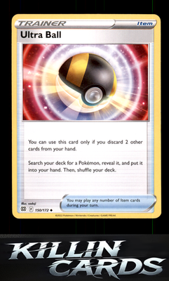 Ultra Ball 150/172 Pokemon Uncommon SWSH09: Brilliant Stars Card NM