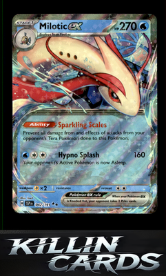 Milotic ex - 042/191 042/191 Pokemon Double Rare SV08: Surging Sparks Card NM