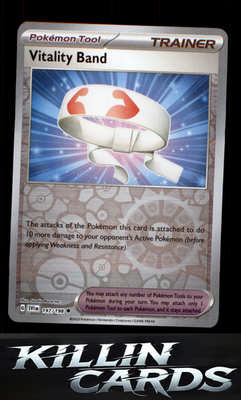 Reverse Holofoil Vitality Band 197/198 Pokemon Uncommon SV01: Scarlet & Violet B