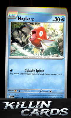 Magikarp 129/165 Pokemon Common SV: Scarlet & Violet 151 Card NM