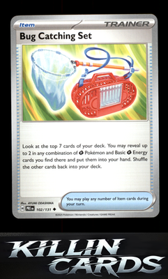 Bug Catching Set 102/131 Pokemon Uncommon SV: Prismatic Evolutions Card NM