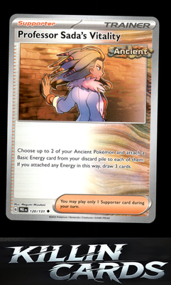 Professor Sada's Vitality 120/131 Pokemon Uncommon SV: Prismatic Evolutions Card