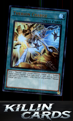 1st Edition Therion Charge MP23-EN093 YuGiOh Ultra Rare 25th Anniversary Tin: Du
