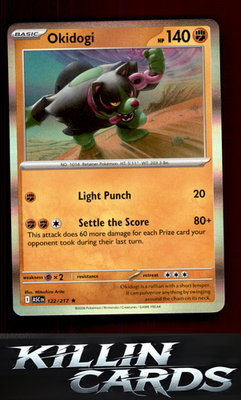 Okidogi 122/217 Pokemon Rare ME: Ascended Heroes Card NM