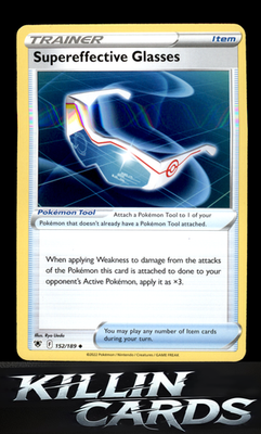 Supereffective Glasses 152/189 Pokemon Uncommon SWSH10: Astral Radiance Card NM