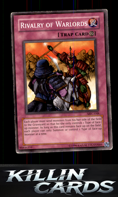 Rivalry of Warlords MFC-048 YuGiOh Common Magician's Force Card NM