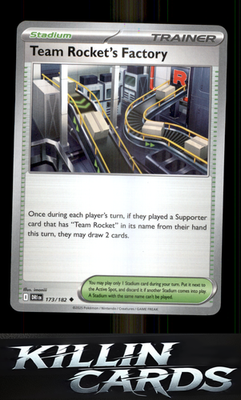 Team Rocket's Factory 173/182 Pokemon Uncommon SV10: Destined Rivals Card NM