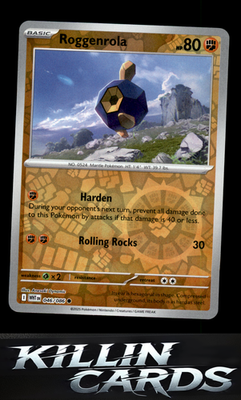 Reverse Holofoil Roggenrola 046/086 Pokemon Common SV: White Flare Card NM