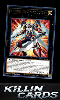 1st Edition Number F0: Utopic Future KICO-EN049 YuGiOh Rare King's Court Card NM