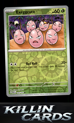 Reverse Holofoil Exeggcute 102/165 Pokemon Common SV: Scarlet & Violet 151 Card