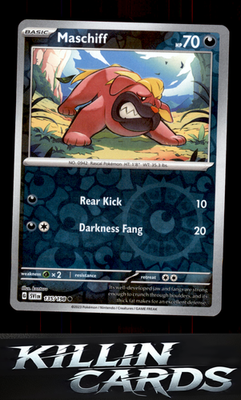 Reverse Holofoil Maschiff - 135/198 135/198 Pokemon Common SV01: Scarlet & Viole