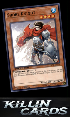 1st Edition Shore Knight SBTK-EN026 YuGiOh Common Speed Duel: Trials of the King