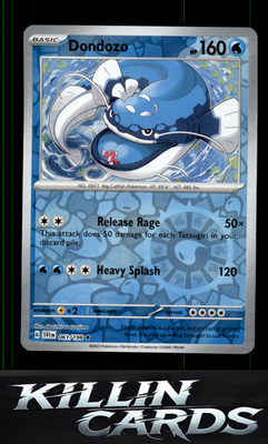 Reverse Holofoil Dondozo - 061/198 061/198 Pokemon Rare SV01: Scarlet & Violet B