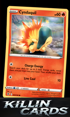 Cyndaquil 023/189 Pokemon Common SWSH10: Astral Radiance Card NM