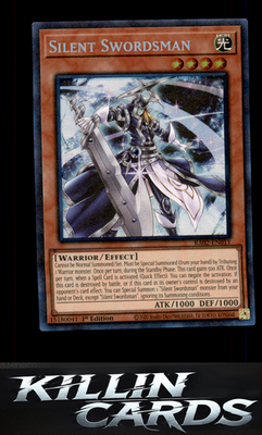 1st Edition Silent Swordsman RA02-EN011 YuGiOh Super Rare 25th Anniversary Rarit