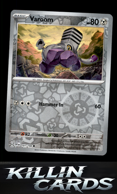 Reverse Holofoil Varoom - 141/198 141/198 Pokemon Common SV01: Scarlet & Violet