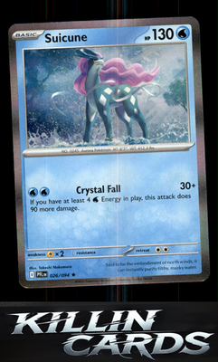 Suicune 026/094 Pokemon Rare ME02: Phantasmal Flames Card NM