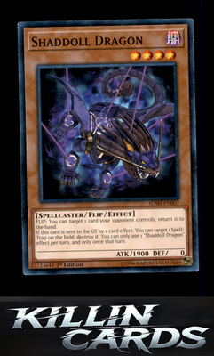 1st Edition Shaddoll Dragon SDSH-EN007 YuGiOh Common Structure Deck: Shaddoll Sh
