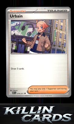 Urbain 214/217 Pokemon Uncommon ME: Ascended Heroes Card NM